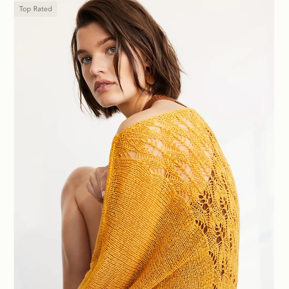 Anthropologie Tahani Crochet Cardigan One Size